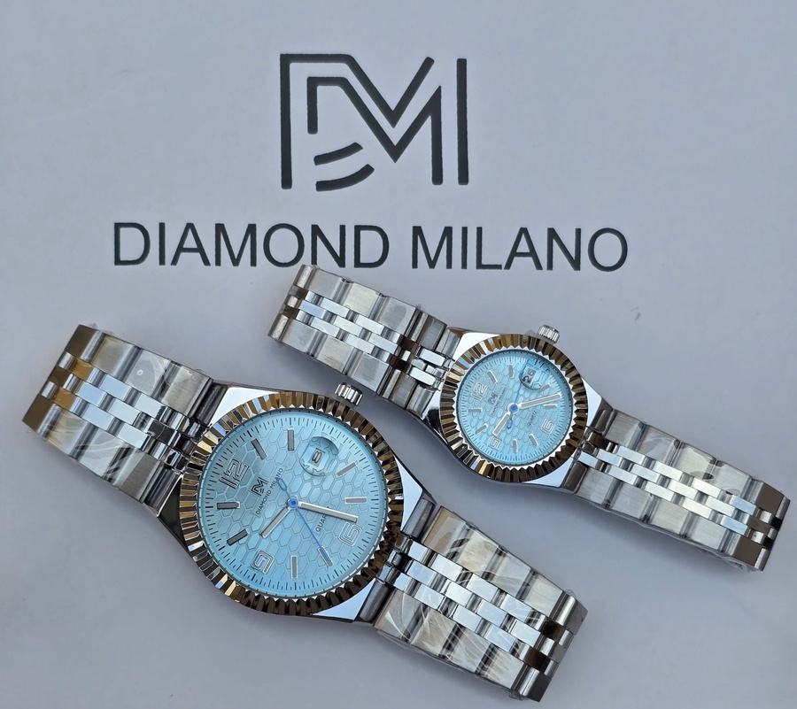 Original Diamond Milano Couple Watches  