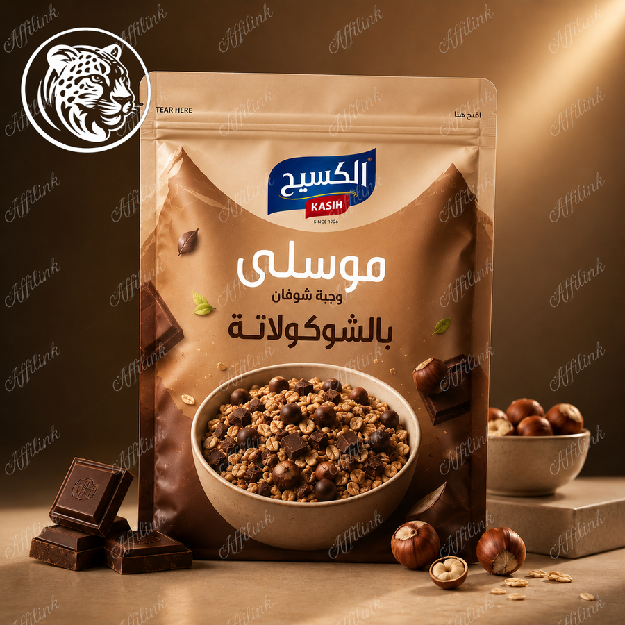 موسلي الشوكولاتة من الكسيج – طاقة يومك بطعم فاخر