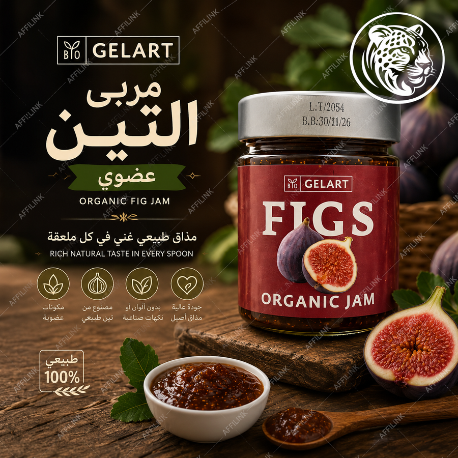 مربى التين العضوي الفاخر – GELART BIO