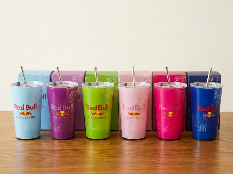 Glow & Go Red Bull Cup (مج ريد بول المضيء)