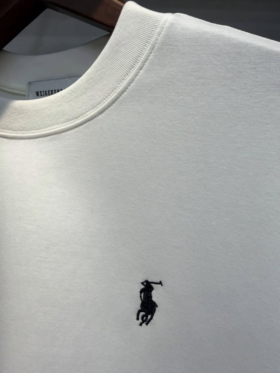 تيشيرت Polo Simple Hermes أنترلوك قطن 100% | أوفر سايز للجنسين