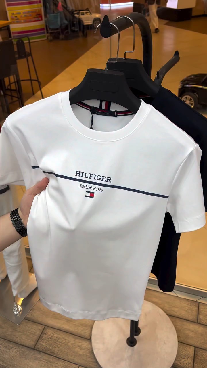 تيشيرت HILFIGER Established 1985 Ner3 قطن 100% | للجنسين