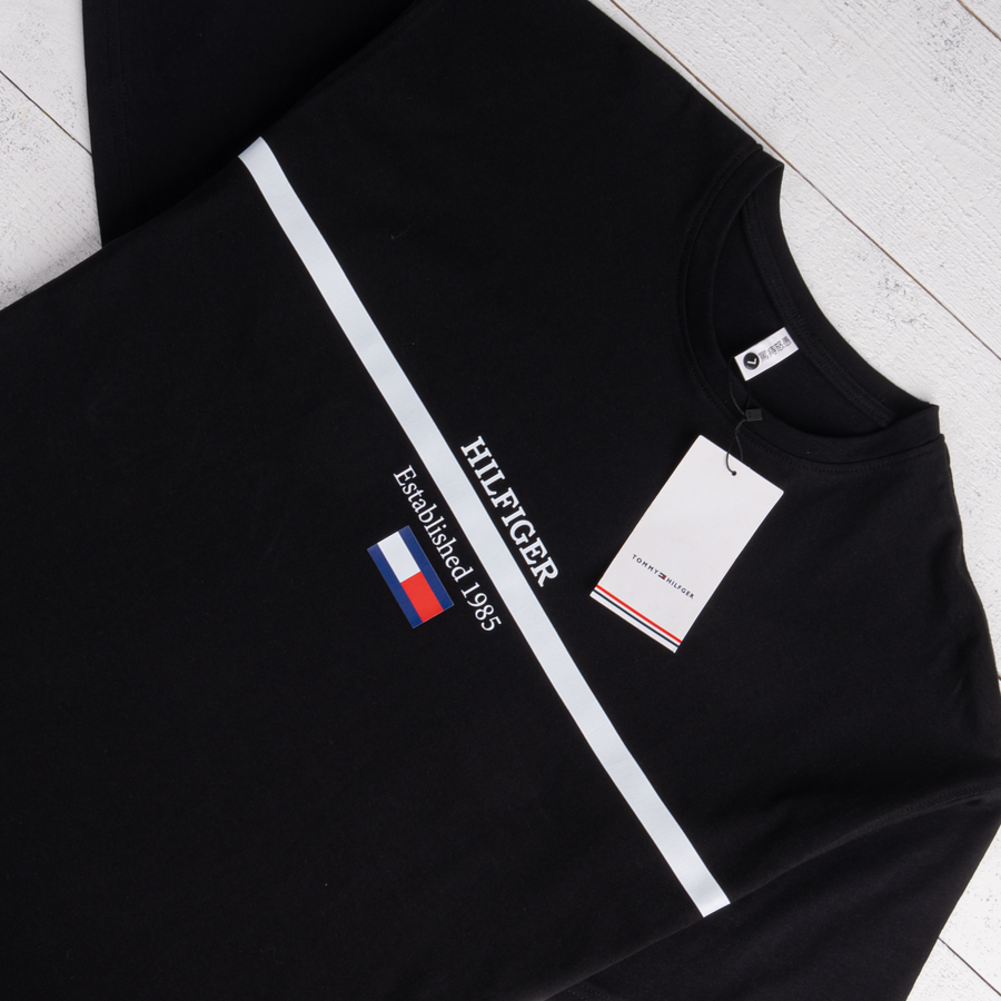 تيشيرت HILFIGER Established 1985 Ner3 قطن 100% | للجنسين