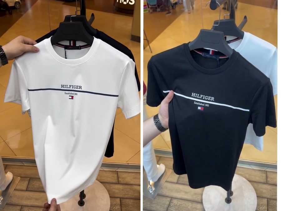 تيشيرت HILFIGER Established 1985 Ner3 قطن 100% | للجنسين