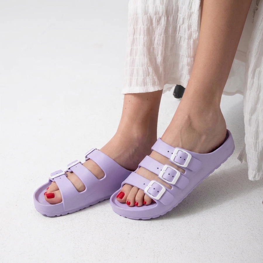 Double-Buckle EVA Slide