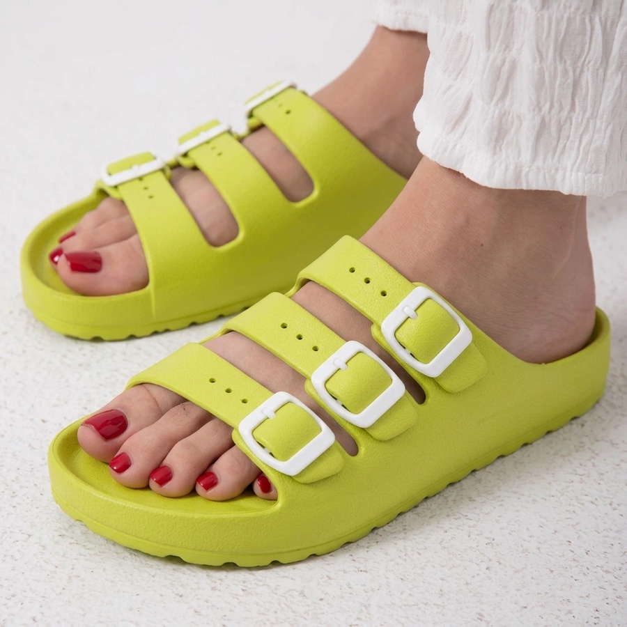 Double-Buckle EVA Slide