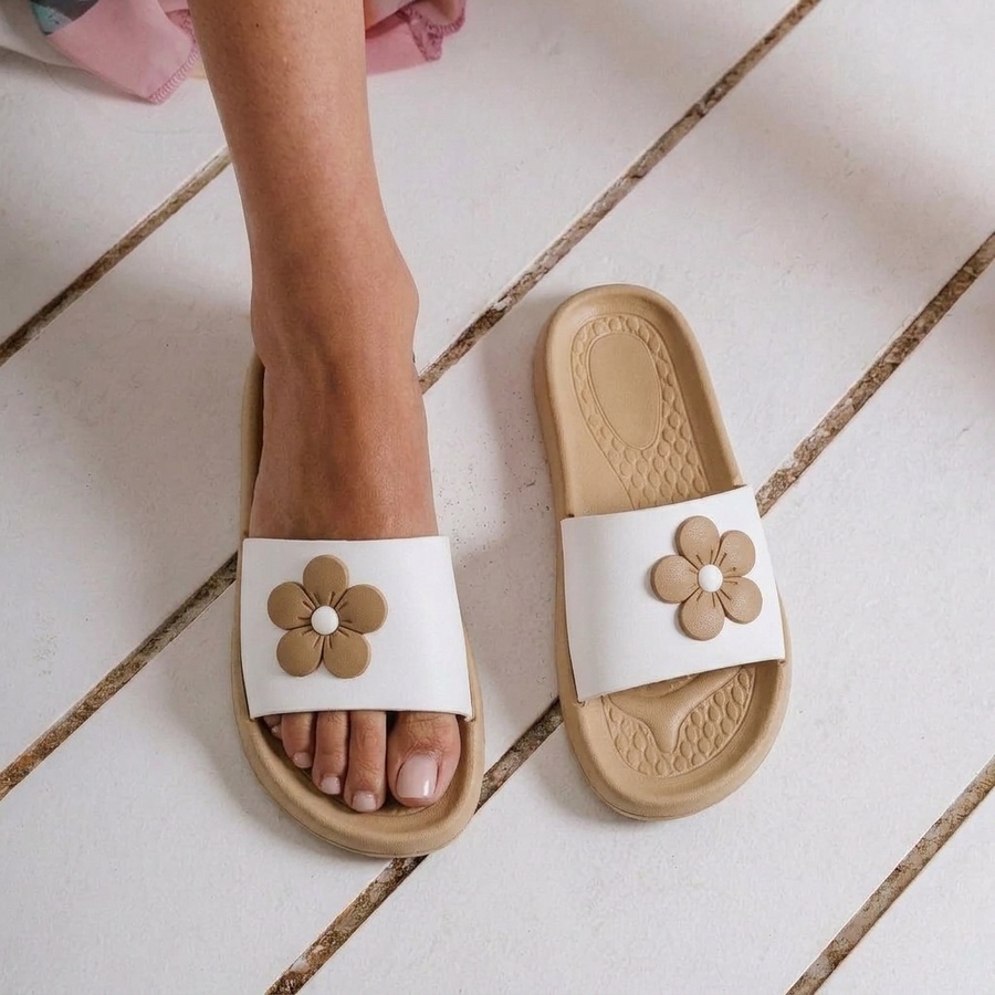 Flowery Eva Slide