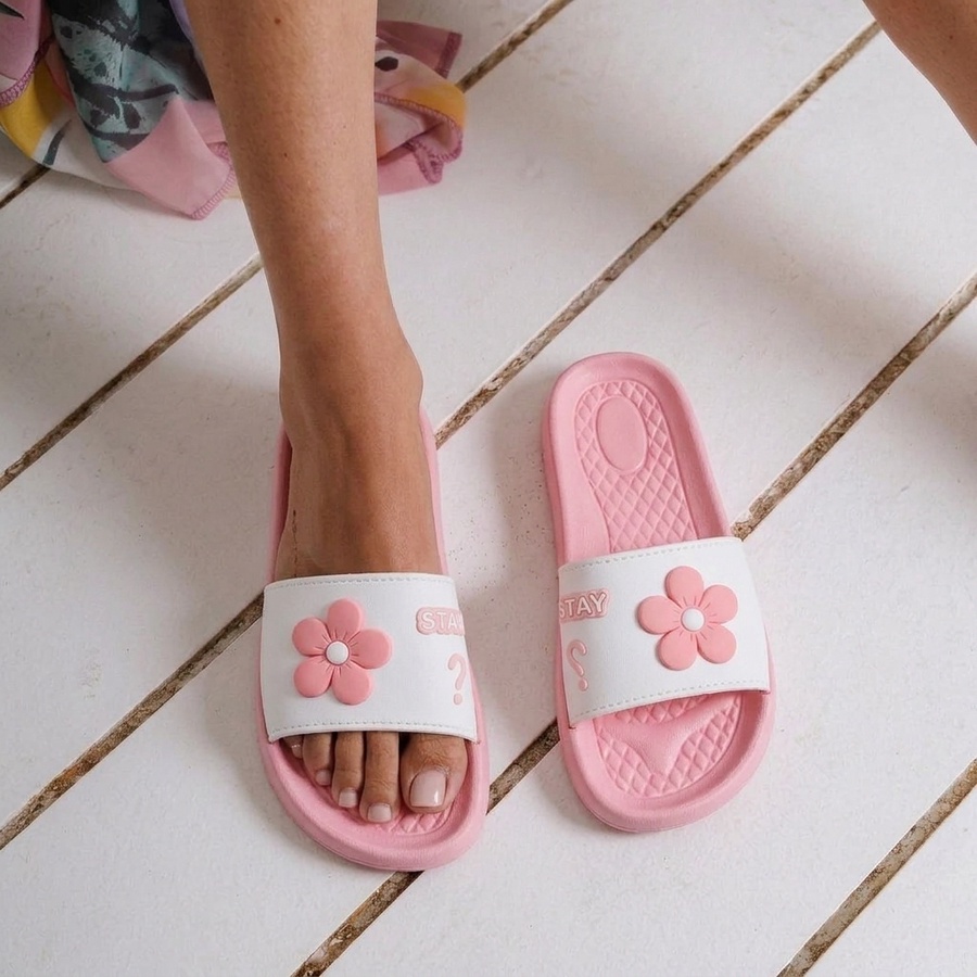 Flowery Eva Slide