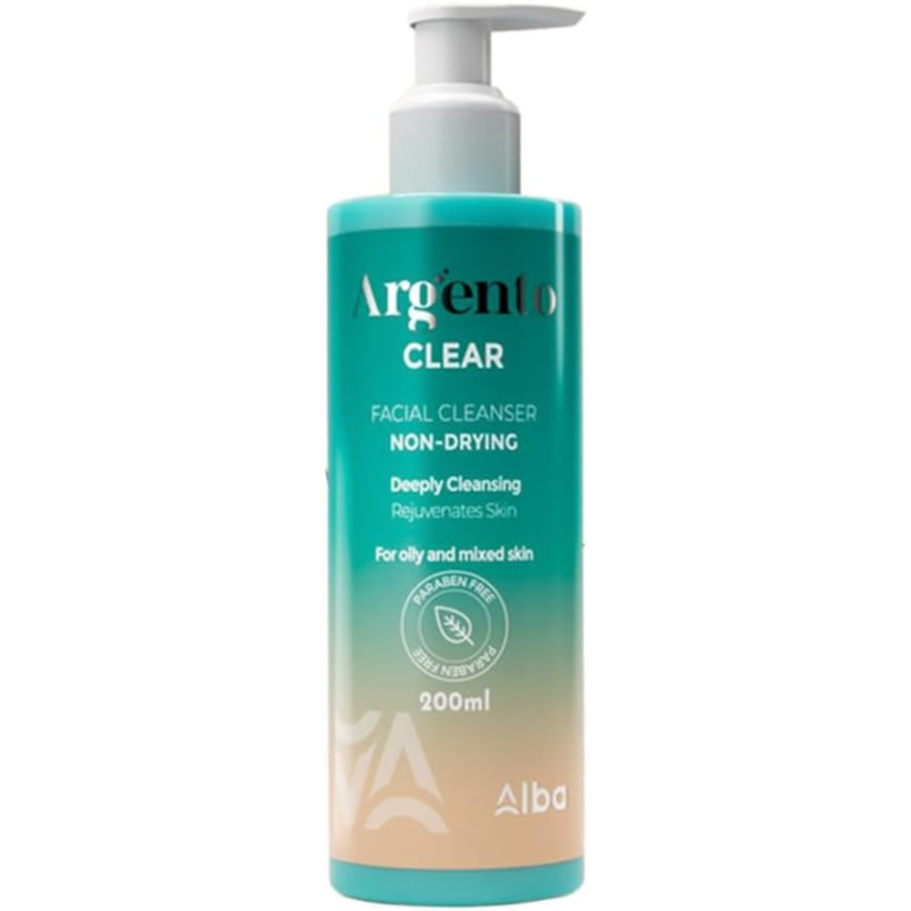 Argento clear facial cleanser skin cleanser 200ml