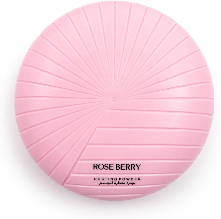 Rose Berry - Dusting Powder With Puff for the Body