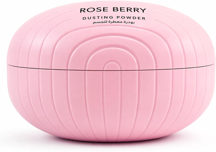 Rose Berry - Dusting Powder With Puff for the Body