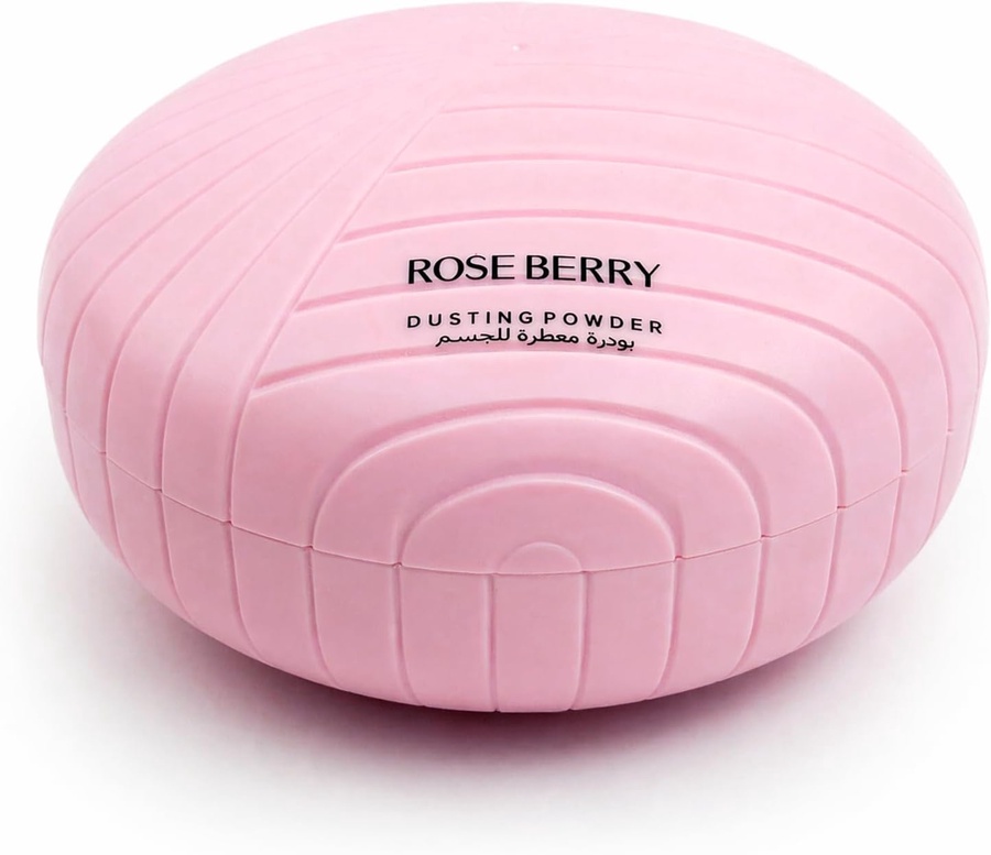 Rose Berry - Dusting Powder With Puff for the Body