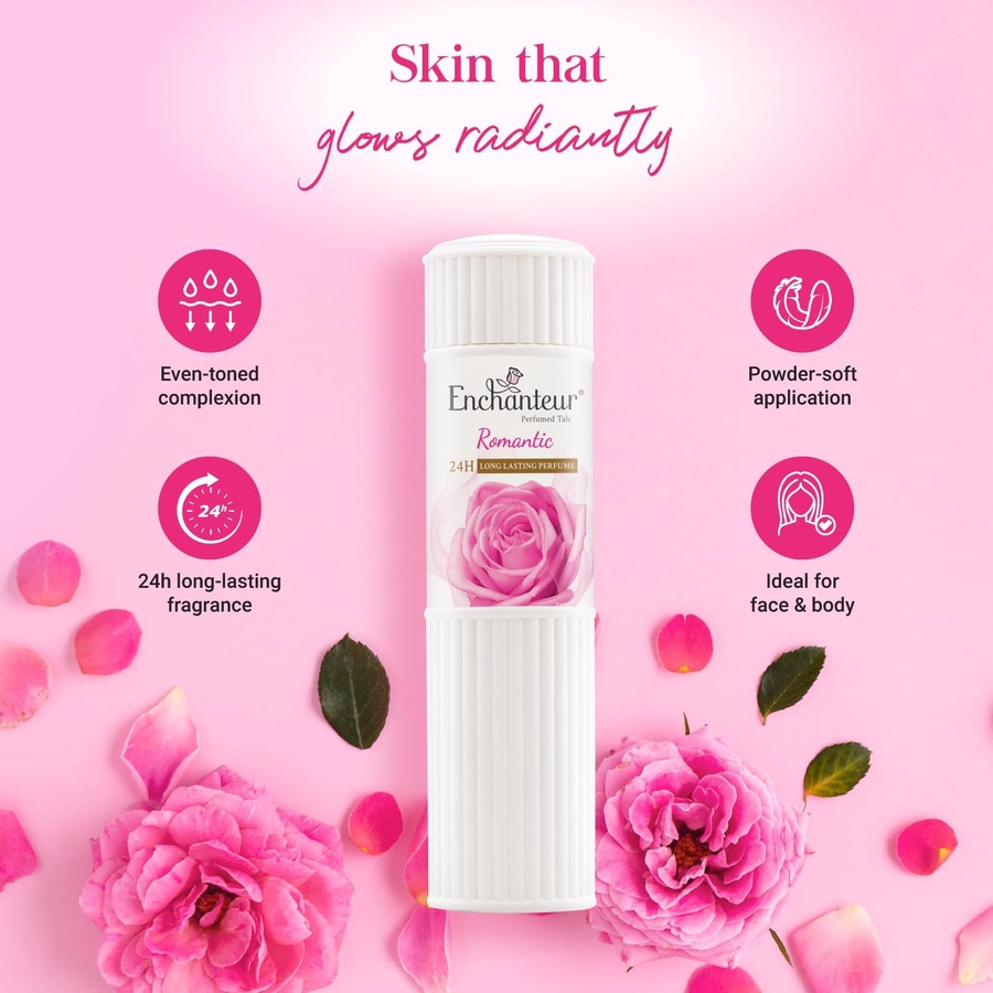 Enchanteur Romantic Perfumed Talc 250 g