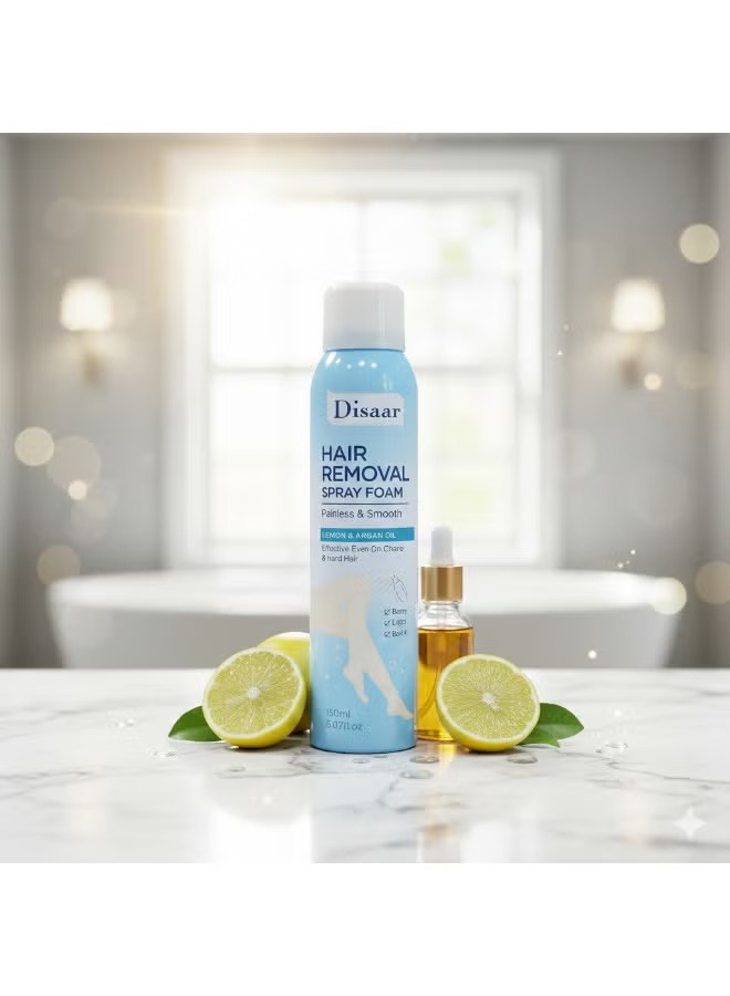 Disar Hair Removal Spray with Lemon and Argan Oil Extract - 150ml