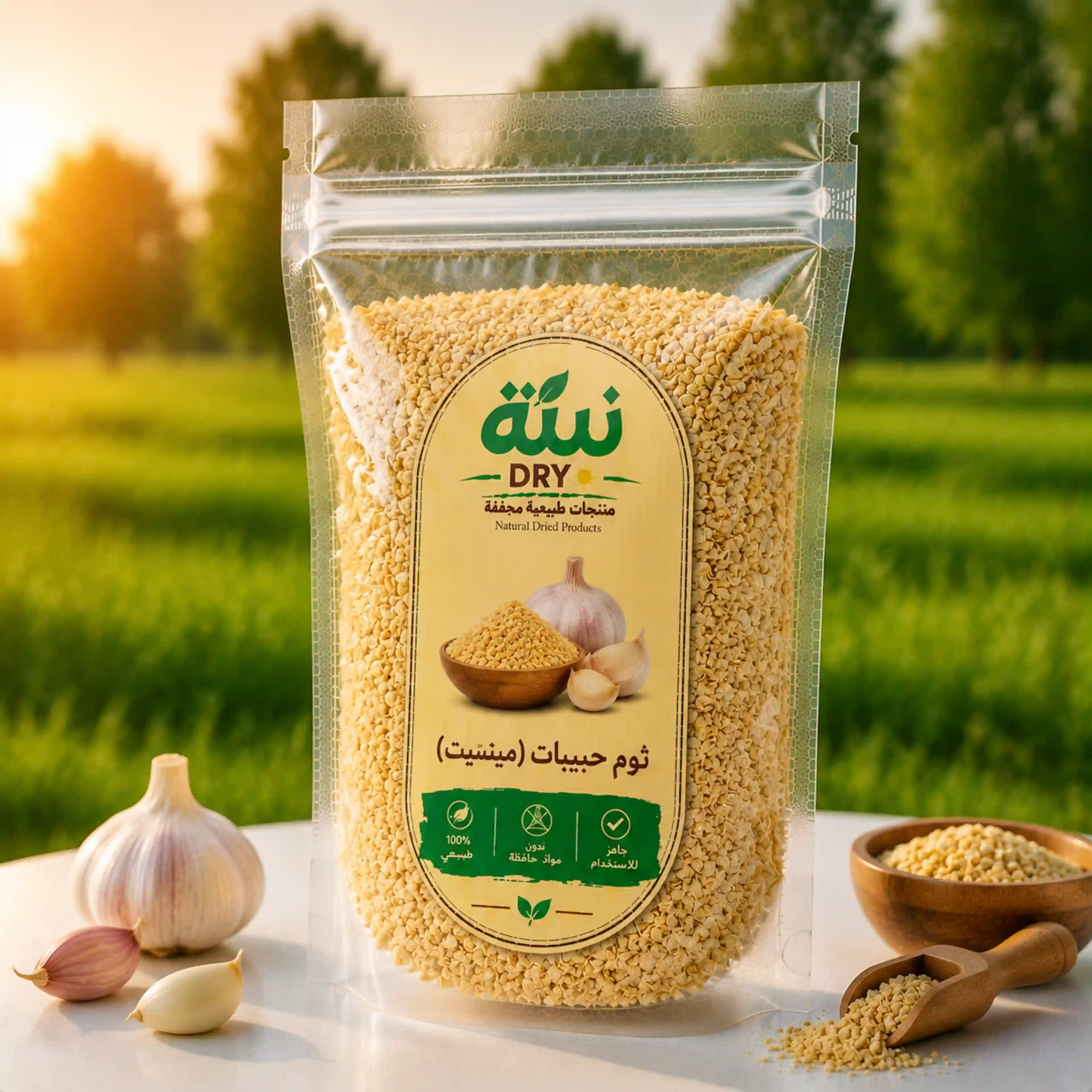 ثوم فصوص حبيبات للطبخ والتتبيل