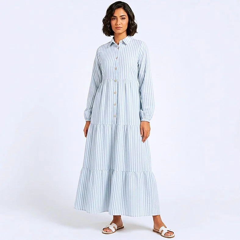 Linen Dress Striped