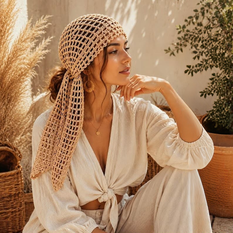 Head scarf عرض