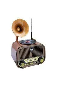  راديو خشبي أنتيك بمكبر صوت بلوتوث . Vintage Bluetooth Radio  