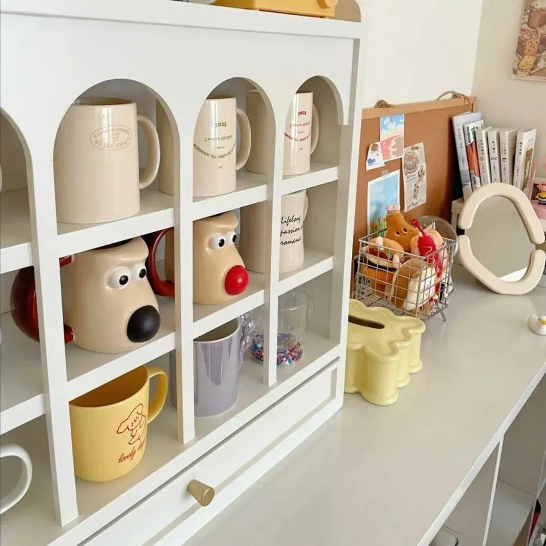 منظم كوفي كورنر خشبي فاخر Coffee Corner Organizer