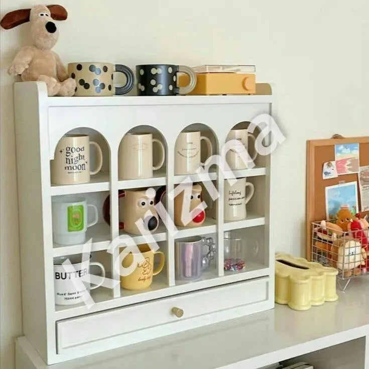 منظم كوفي كورنر خشبي فاخر Coffee Corner Organizer