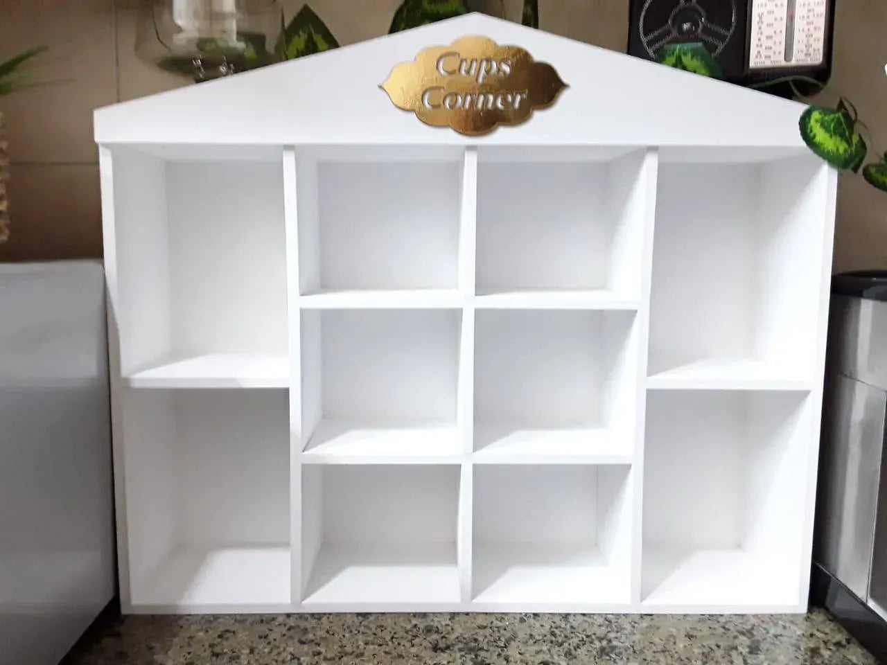 منظم كوفي كورنر خشبي فاخر Coffee Corner Organizer