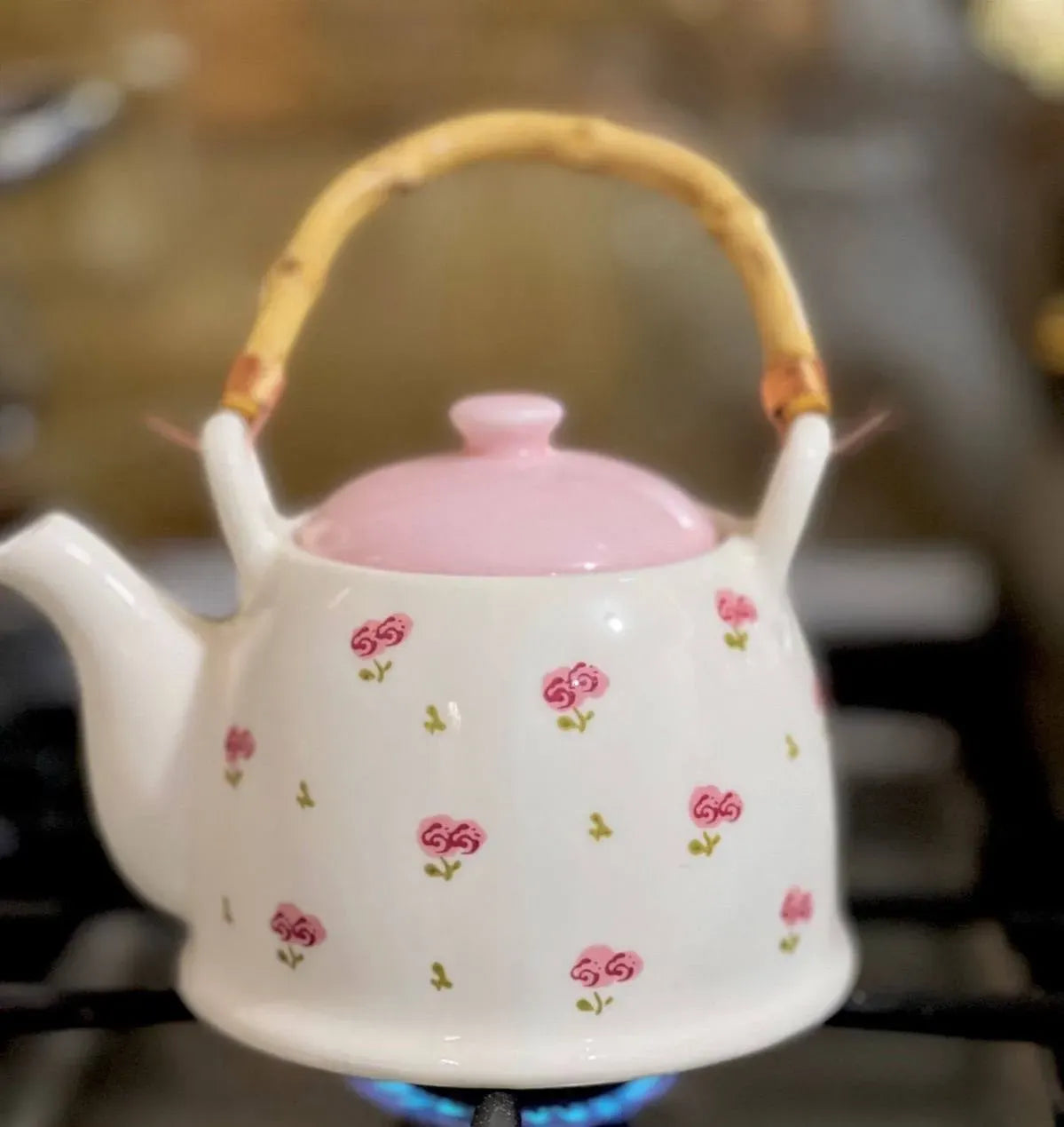إبريق الشاي الكلاسيكي Wooden Handle Teapot