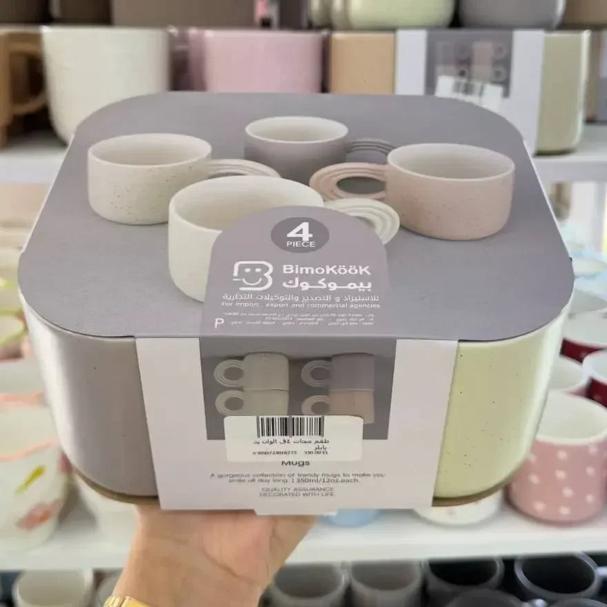 مج "آرت ديكو" بمسكة مضلعة Ripple Arch Mug set