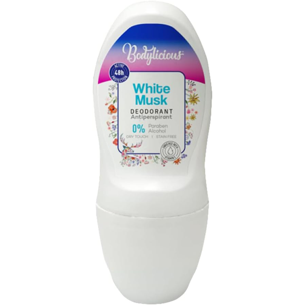 Bodylicious White Musk Antiperspirant Deodorant 50 ml