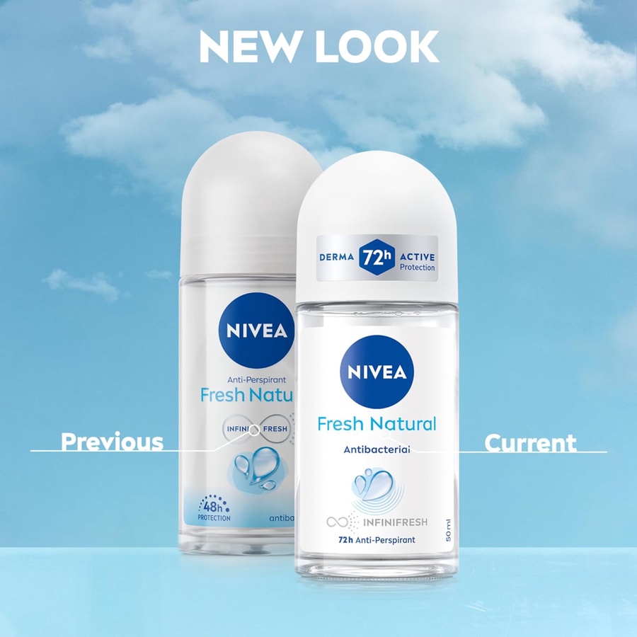 NIVEA Deodorant Roll-on for Women Fresh Natural Ocean Extracts 50ml