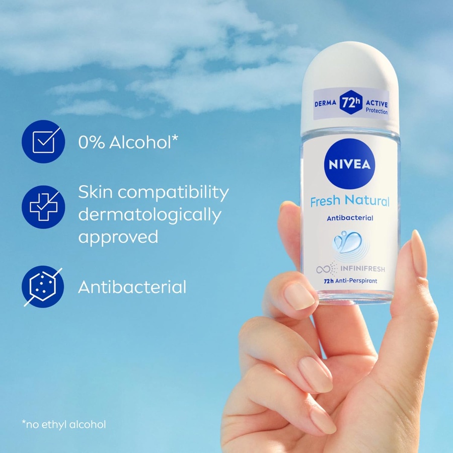 NIVEA Deodorant Roll-on for Women Fresh Natural Ocean Extracts 50ml