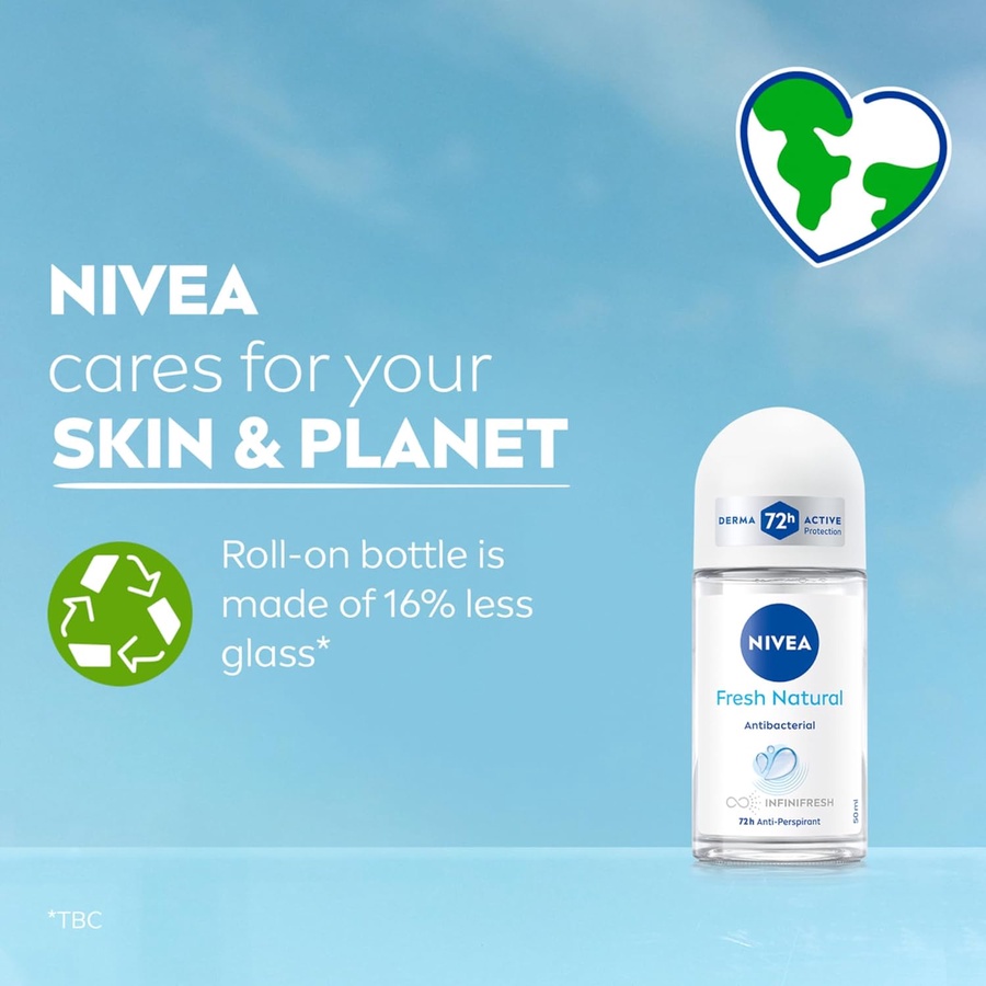 NIVEA Deodorant Roll-on for Women Fresh Natural Ocean Extracts 50ml