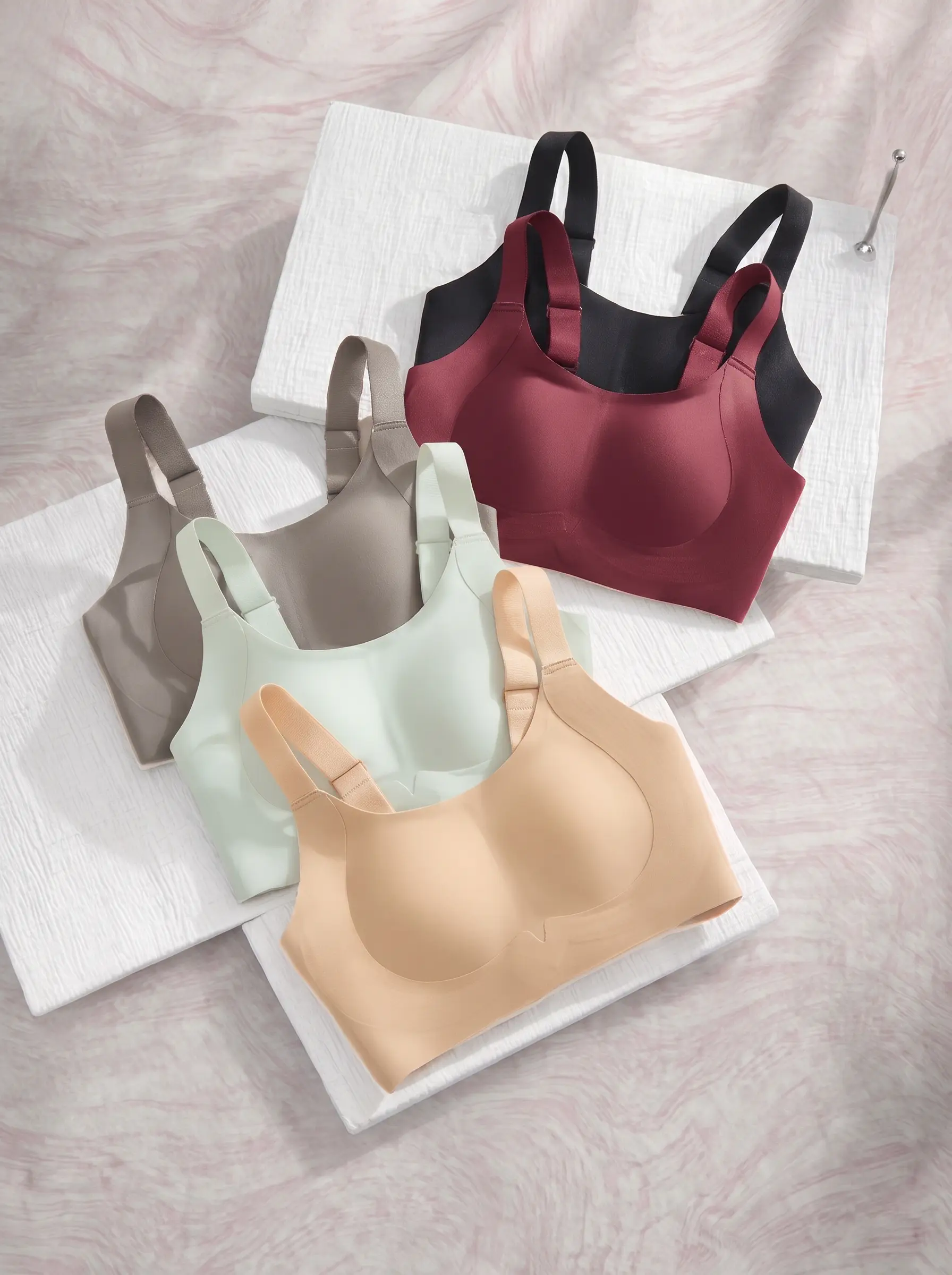 Ultra Comfort Laser Cut Daily Crop-Bra