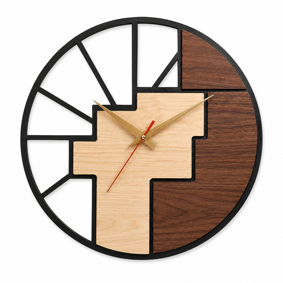  Stairs Modern Clock