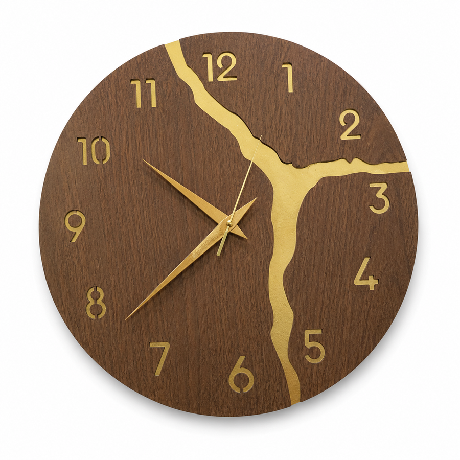  Brown Modern Clock