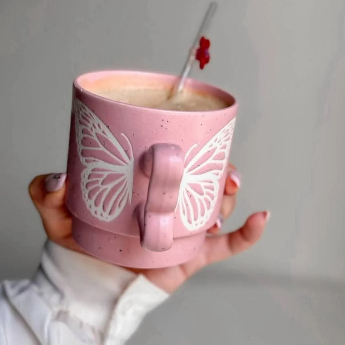 Butterfly Wing Mug set طقم مجات أجنحة الفراشة