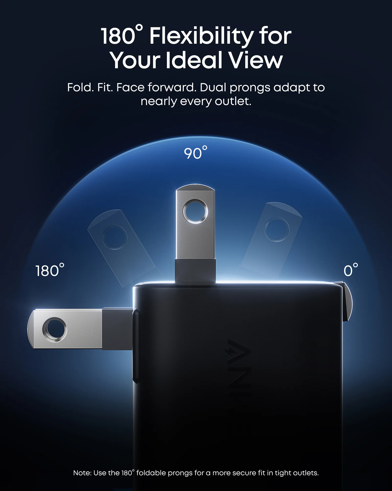 شاحن Anker Nano 45W Smart Display