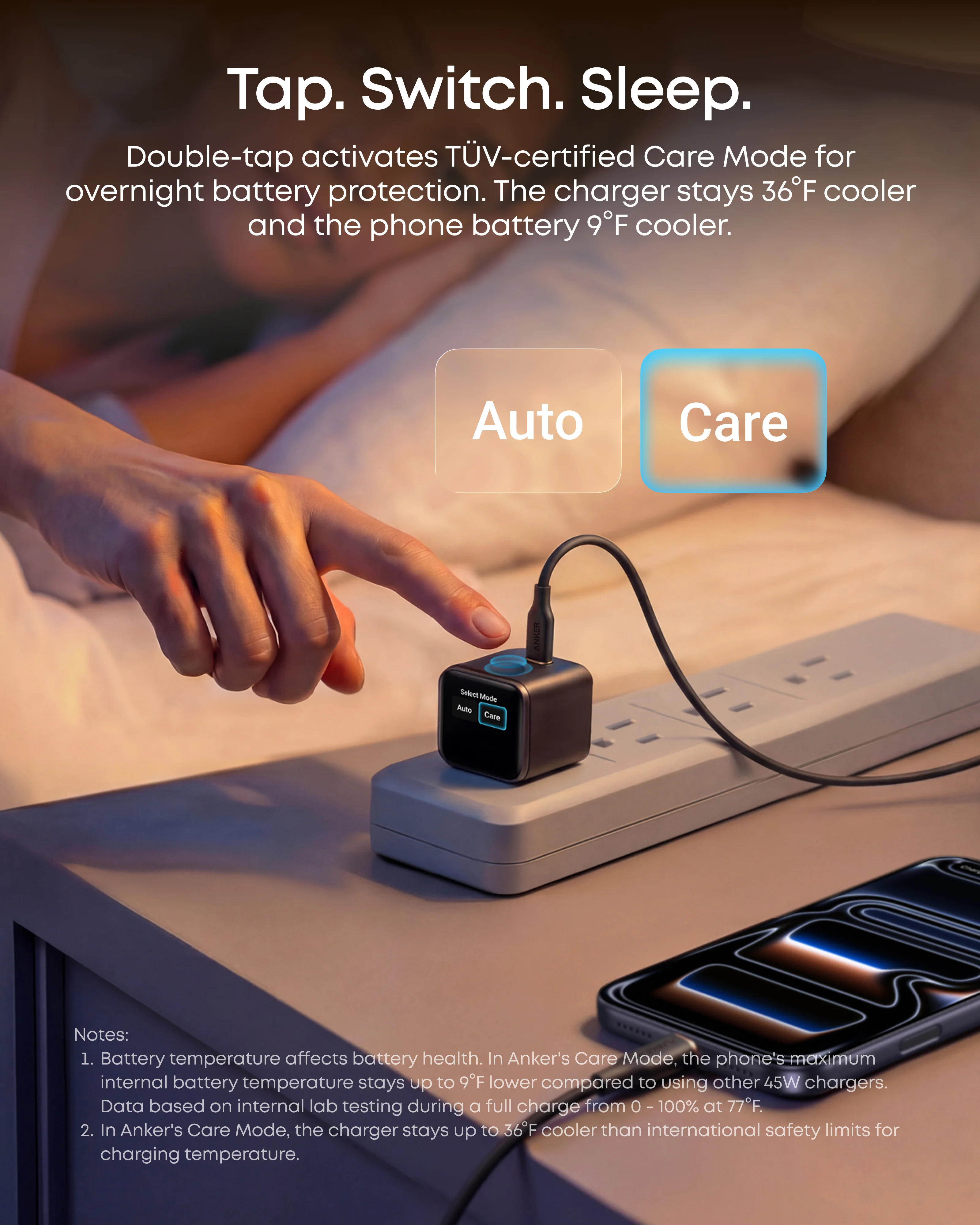 شاحن Anker Nano 45W Smart Display