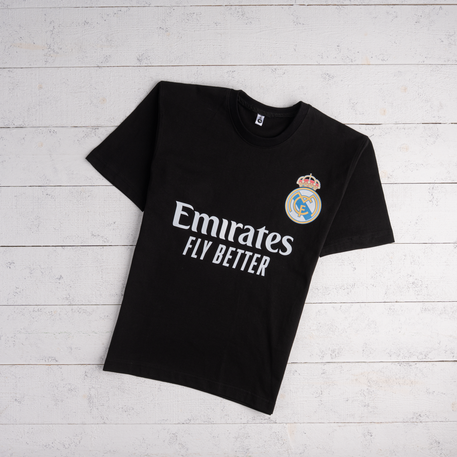 تيشيرت بوليفار ريال مدريد قطن 100% | أوفر سايز للجنسين