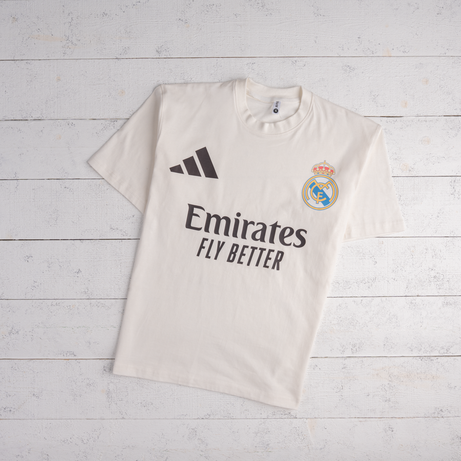 تيشيرت بوليفار ريال مدريد قطن 100% | أوفر سايز للجنسين