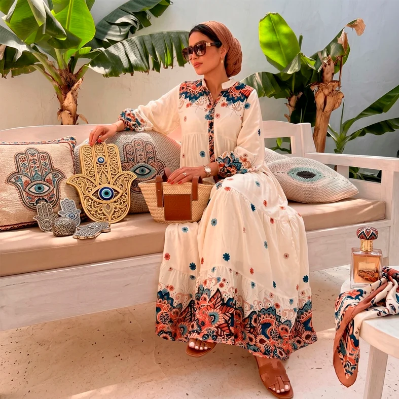 Viscose Floral Dress