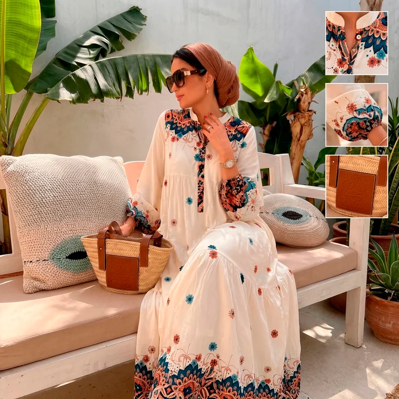 Viscose Floral Dress