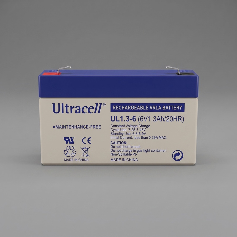 Ultracell 6V, 1.3 Ah