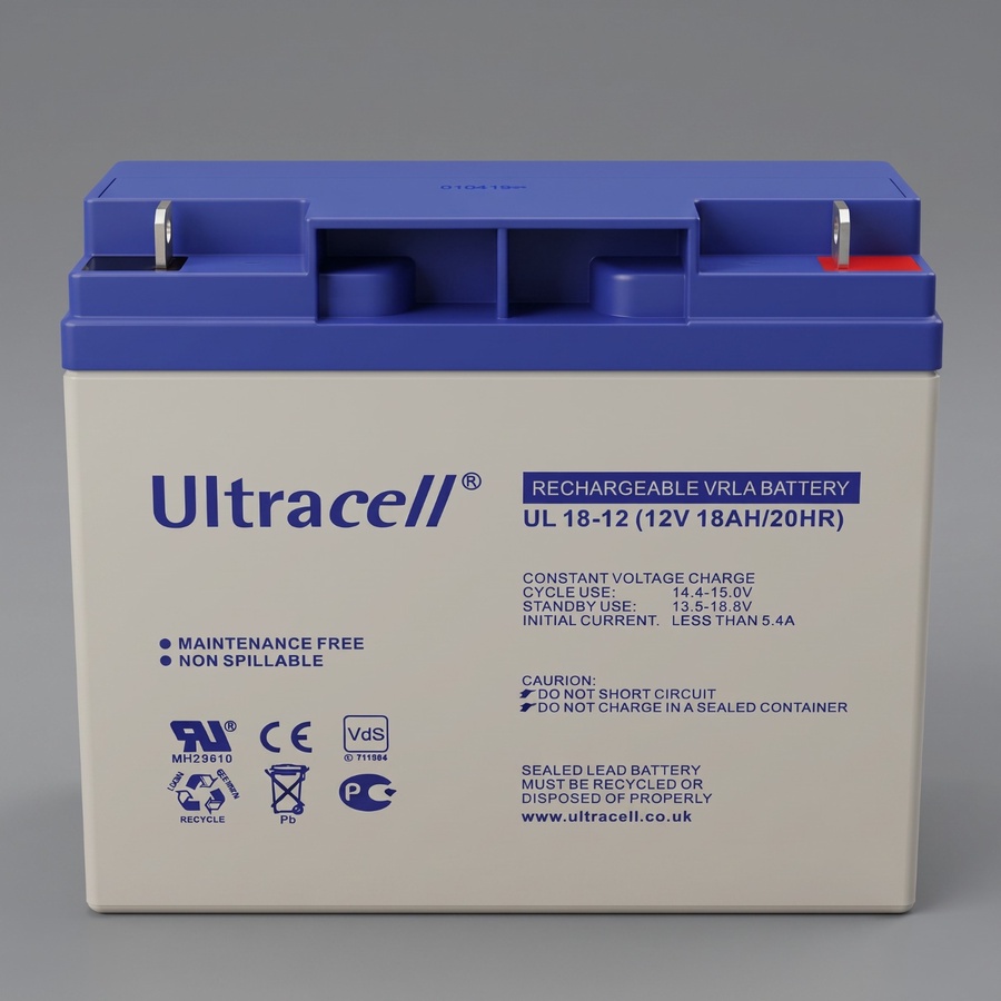 ULTRACELL BATTERY 12VOLT-18AH