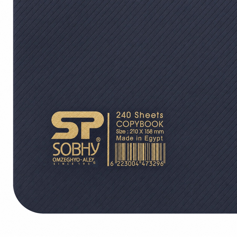 SOBHY Micro Margin Spiral A5 Notebook – 240 Sheets – 6 Subjects