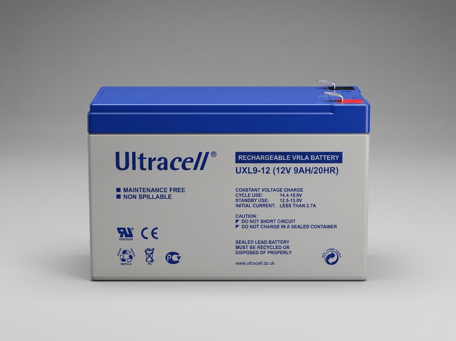 ULTRACELL BATTERY 12VOLT-9AH UXL