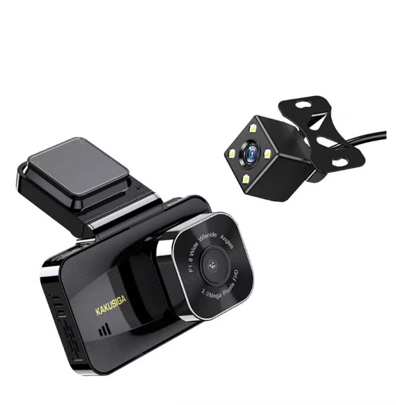 Kakusiga KSC-1132 2-in-1 Dash Board Camera – 3-Inch HD Driving Recorder with 128GB TF Card Support