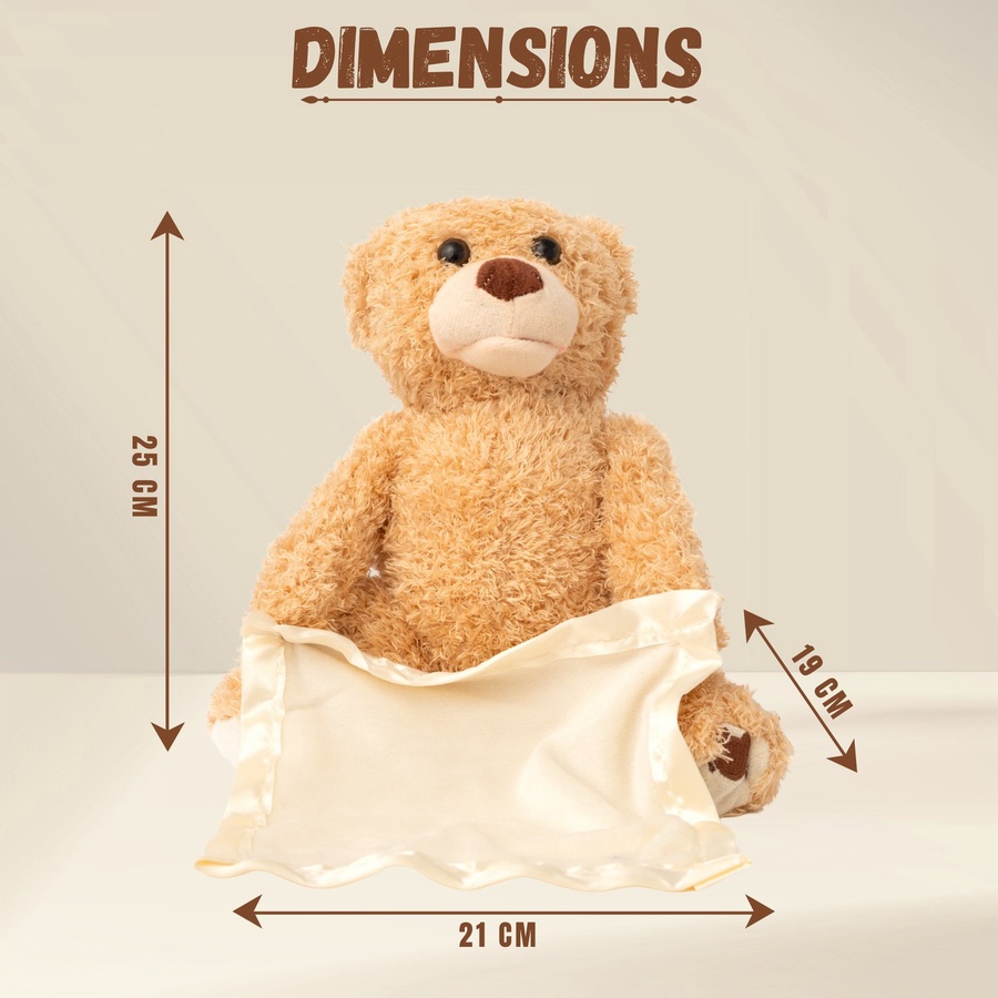 Cuddle Peek Bear | دبدوب الغميضة اللطيف 🧸💖