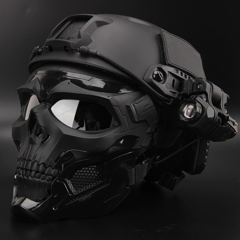 قناع الشبح Ghost Mask بحماية كاملة للوجه – مثالي لراكبي الدراجات النارية | تصميم شرس