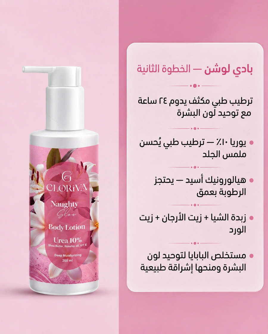 مجموعة  Naughty Glow للعناية بالجسم 