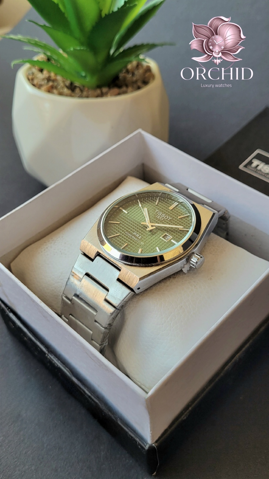Tissot PRX Olive Green